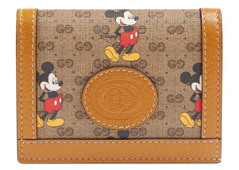 gucci mickey card case|Gucci card case with lanyard.